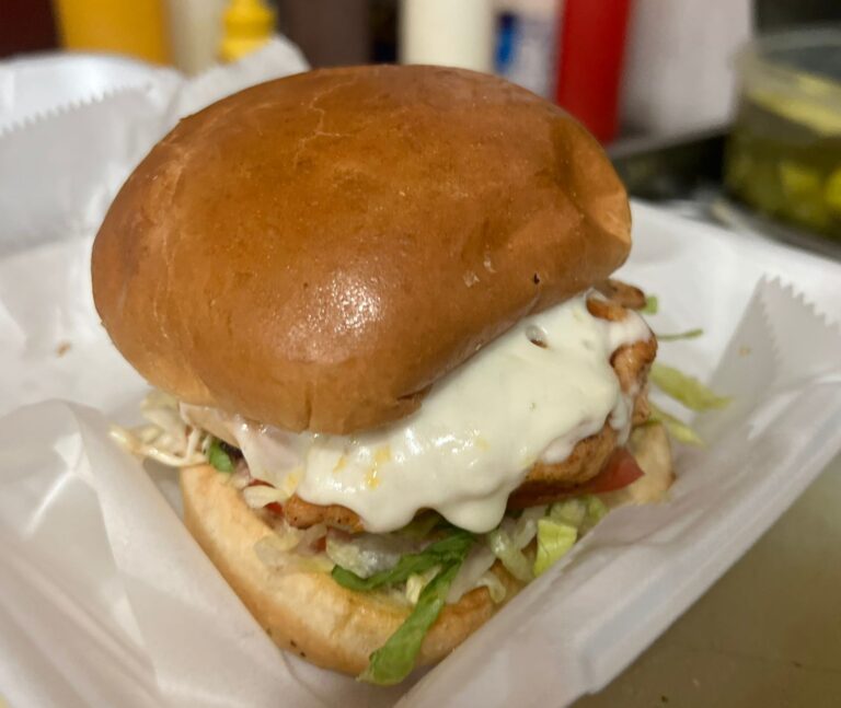 Grilled chicken sandwich
