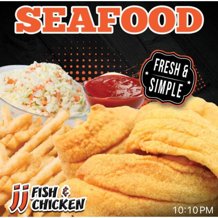 Seafood slider